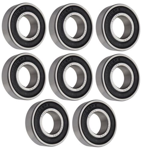 DURAFORCE (8 Each) 6002-2RS, 6002LLU, 6002DDU Sealed Radial Ball Bearing 15X32X9 SpinCo