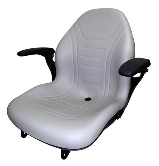 DURAFORCE Ford New Holland Tractor Seat TC29D TC45D TC45DA TC48DA TC55DA Armrests Gray