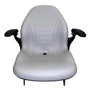 DURAFORCE Ford New Holland Tractor Seat TC29D TC45D TC45DA TC48DA TC55DA Armrests Gray