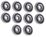DURAFORCE (10 Each) 1633-2RS Sealed Radial Ball Bearing 5/8 ID X 1-3/4 OD X 1/2 Wide