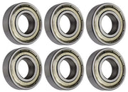 DURAFORCE (6 Each) 6002-ZZ, 6002-2Z, 9102KDD Shielded Radial Ball Bearing 15X32X9 SpinCo