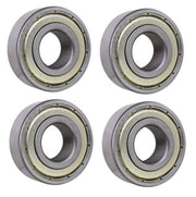 DURAFORCE (4 Each) 6202-ZZ, 6202-2Z, 202SS Shielded Radial Ball Bearing 15X35X11 SpinCo