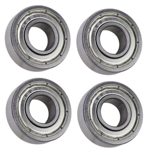 DURAFORCE (4 Each) R6-ZZ Shielded Radial Ball Bearing 3/8 ID X 7/8 OD X 9/32 Wide SpinCo