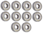 DURAFORCE (10 Each) 6203-ZZ-5/8 6203-2Z10 203SS10 Shielded Radial Ball Bearing 5/8"X40X12
