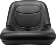DURAFORCE Low Back Lawn Mower Seat Black fits AGCO, Ariens, Dixon, Gravely & Hustler