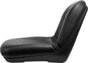 DURAFORCE Low Back Lawn Mower Seat Black fits AGCO, Ariens, Dixon, Gravely & Hustler