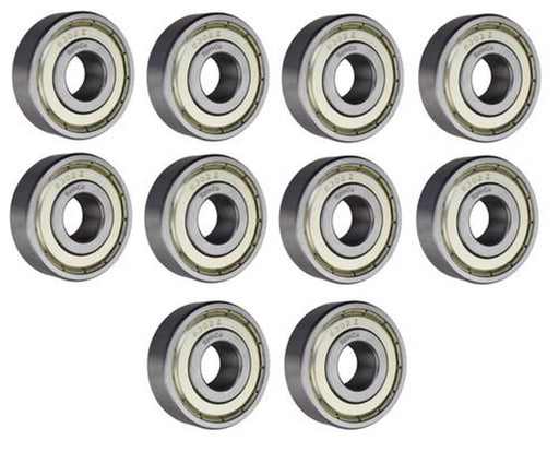 DURAFORCE (10 Pack) 6302-ZZ, 6302-2Z, 302SS Shielded Radial Ball Bearing 15X42X13 SpinCo