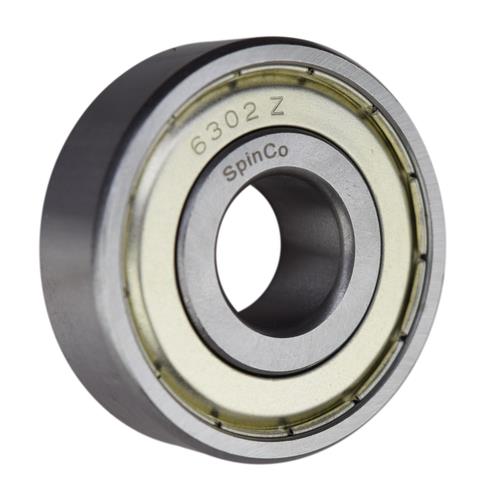 DURAFORCE (10 Pack) 6302-ZZ, 6302-2Z, 302SS Shielded Radial Ball Bearing 15X42X13 SpinCo