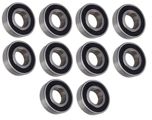 DURAFORCE (10 Each) R12-2RS Sealed Radial Ball Bearing 3/4 ID X 1-5/8 OD X 7/16 Wide