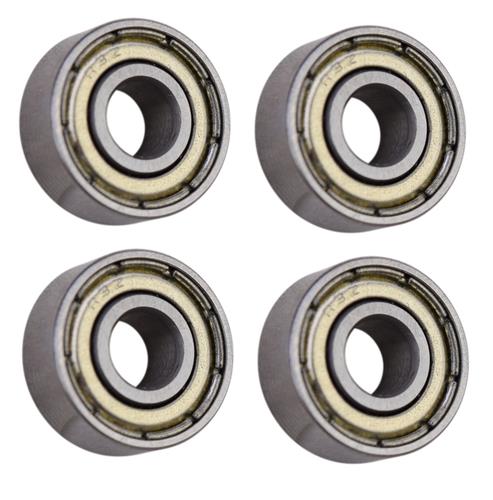 DURAFORCE (4 Each) R3-ZZ Shielded Radial Ball Bearing 3/16 ID X 1/2 OD X 0.196" Wide