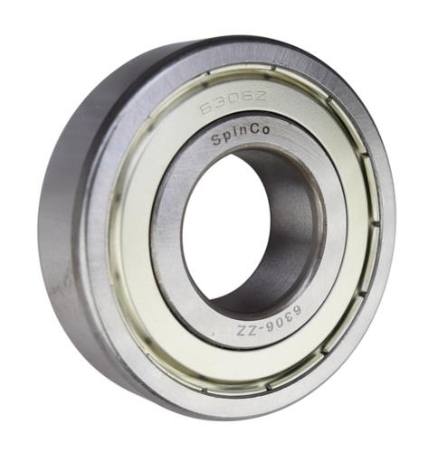 DURAFORCE (6 Pack) 6306-ZZ, 6306-2Z, 306SS Shielded Radial Ball Bearing 30X72X19 SpinCo