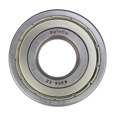 DURAFORCE (6 Pack) 6306-ZZ, 6306-2Z, 306SS Shielded Radial Ball Bearing 30X72X19 SpinCo