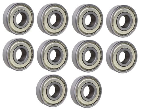 DURAFORCE (10 Each) 6201-ZZ, 6201-2Z, 201SS Shielded Radial Ball Bearing 12X32X10 SpinCo