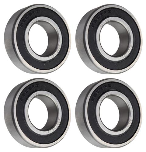 DURAFORCE (4 Each) 6205-2RS-1, 6205LLU16, 205PP16 Sealed Radial Ball Bearing 1"X52X15