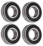 DURAFORCE (4 Each) 6002-2RS, 6002LLU, 6002DDU Sealed Radial Ball Bearing 15X32X9 SpinCo