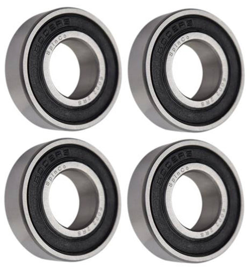 DURAFORCE (4 Each) 6002-2RS, 6002LLU, 6002DDU Sealed Radial Ball Bearing 15X32X9 SpinCo