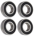 DURAFORCE (4 Each) 6002-2RS, 6002LLU, 6002DDU Sealed Radial Ball Bearing 15X32X9 SpinCo