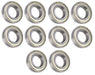 DURAFORCE (10 Each) R18-ZZ Shielded Radial Ball Bearing 1-1/8 ID X 2-1/8 OD X 1/2 Wide
