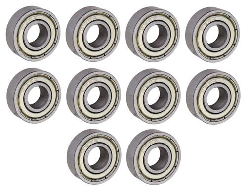 DURAFORCE (10 Each) 696-ZZ, 696-2Z, MR696-ZZ Shielded Radial Ball Bearing 6X15X5 SpinCo