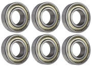 DURAFORCE (6 Each) 6003-ZZ, 6003-2Z, 9103KDD Shielded Radial Ball Bearing 17X35X10 SpinCo