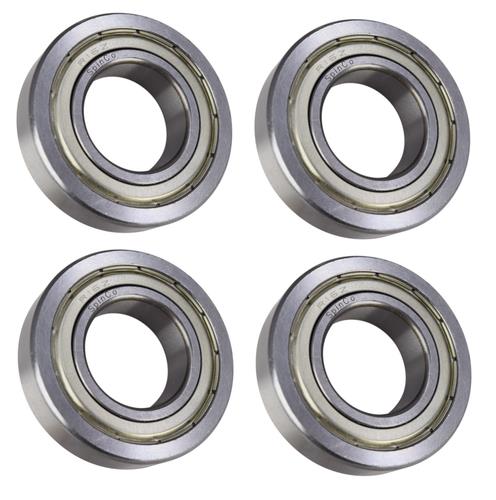 DURAFORCE (4 Each) R16-ZZ Shielded Radial Ball Bearing 1 ID X 2 OD X 1/2 Wide SpinCo