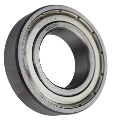 DURAFORCE (2 Each) 6005-ZZ, 6005-2Z, 9105KDD Shielded Radial Ball Bearing 25X47X12 SpinCo