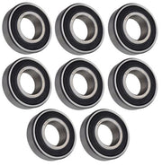 DURAFORCE (8 Each) 6004-2RS, 6004LLU, 6004DDU Sealed Radial Ball Bearing 20X42X12 SpinCo