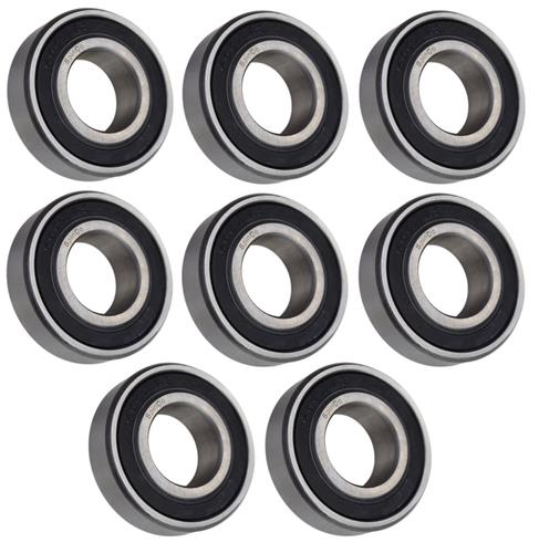 DURAFORCE (8 Each) 6004-2RS, 6004LLU, 6004DDU Sealed Radial Ball Bearing 20X42X12 SpinCo