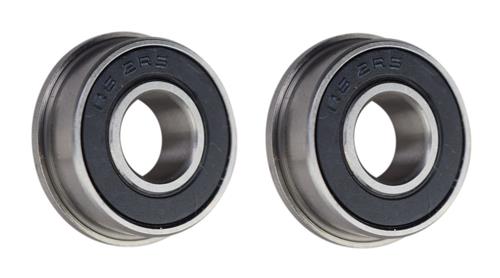 DURAFORCE (2 Pack) FR6-2RS Flanged Sealed Radial Ball Bearing 3/8 ID X 7/8 OD X 0.281" W