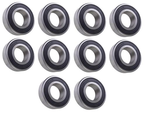 DURAFORCE (10 Each) 6205-2RS, 6205LLU, 205PP Sealed Radial Ball Bearing 25X52X15 SpinCo