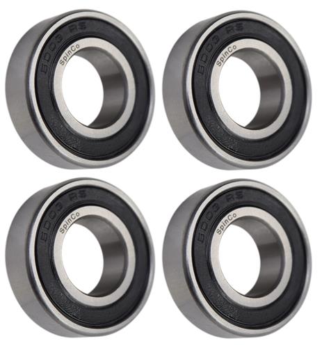 DURAFORCE (4 Each) 6003-2RS, 6003LLU, 6003DDU Sealed Radial Ball Bearing 17X35X10 SpinCo