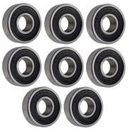 DURAFORCE (8 Each) 6000-2RS, 6000LLU, 6000DDU Sealed Radial Ball Bearing 10X26X8 SpinCo