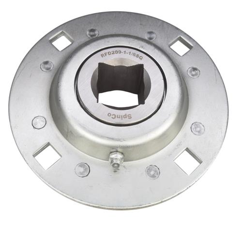 DURAFORCE 1-1/8" Square Unverferth Rolling Basket Bearing Unit RFD209-1-1/8, 902714 SpinCo