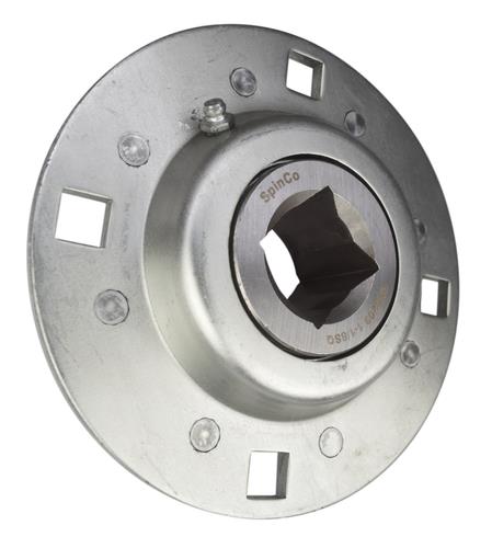 DURAFORCE 1-1/8" Square Unverferth Rolling Basket Bearing Unit RFD209-1-1/8, 902714 SpinCo
