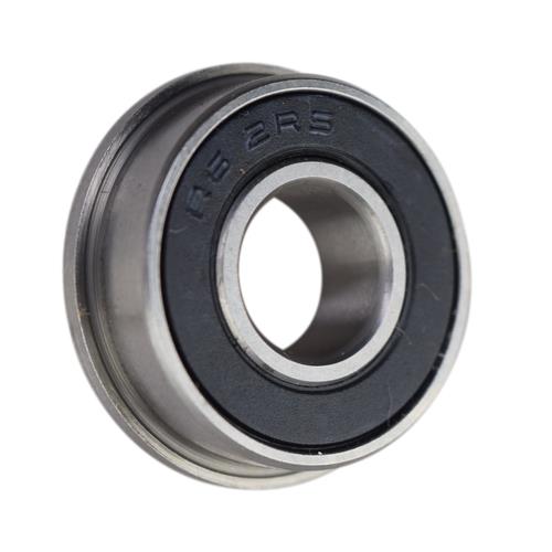 DURAFORCE (4 Pack) FR6-2RS Flanged Sealed Radial Ball Bearing 3/8 ID X 7/8 OD X 0.281" W