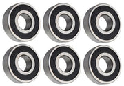 DURAFORCE (6 Each) 6204-2RS-3/4, 6204LLU12, 204PP12 Sealed Radial Ball Bearing 0.75"X47X14