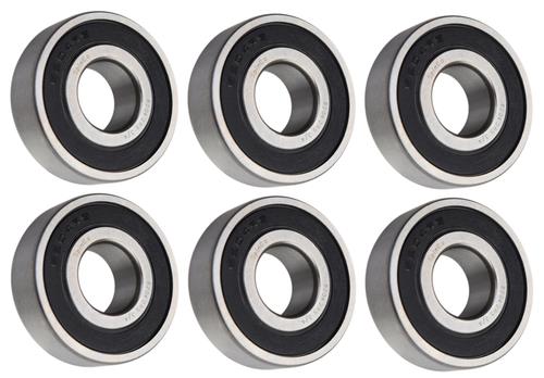 DURAFORCE (6 Each) 6204-2RS-3/4, 6204LLU12, 204PP12 Sealed Radial Ball Bearing 0.75"X47X14