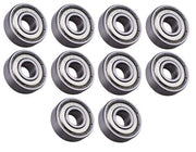 DURAFORCE (10 Each) 608-ZZ, 608-2Z, R2280-ZZ Shielded Radial Ball Bearing 8X22X7 Skate