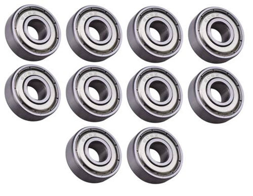 DURAFORCE (10 Each) 608-ZZ, 608-2Z, R2280-ZZ Shielded Radial Ball Bearing 8X22X7 Skate