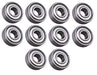 DURAFORCE (10 Each) 608-ZZ, 608-2Z, R2280-ZZ Shielded Radial Ball Bearing 8X22X7 Skate