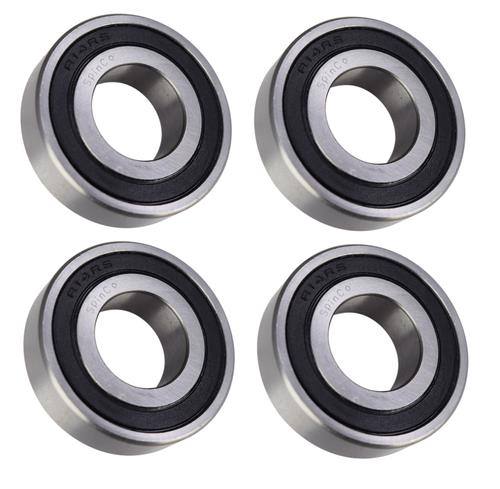 DURAFORCE (4 Each) R14-2RS Sealed Radial Ball Bearing 7/8 ID X 1-7/8 OD X 1/2 Wide SpinCo