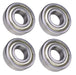 DURAFORCE (4 Each) 1635-ZZ Shielded Radial Ball Bearing 3/4 ID X 1-3/4 OD X 1/2 Wide
