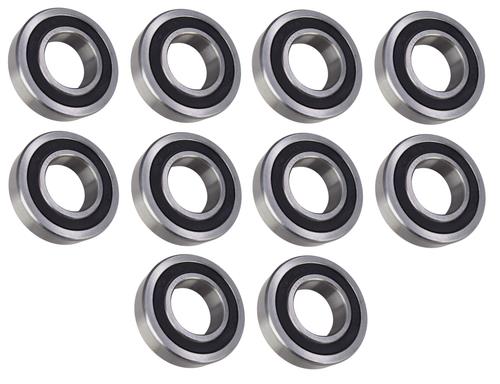 DURAFORCE (10 Each) R16-2RS Sealed Radial Ball Bearing 1 ID X 2 OD X 1/2 Wide SpinCo