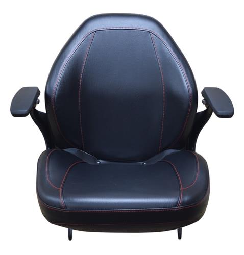DURAFORCE Ford New Holland Workmaster Tractor Seat 45 55 65 75 TC35 TC35D Armrests Black