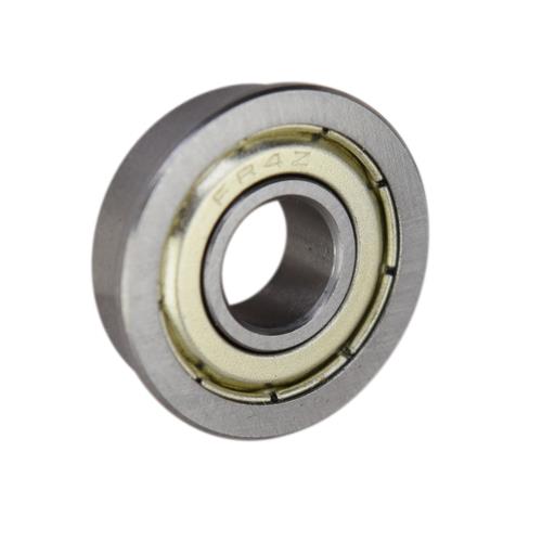 DURAFORCE (4 Pack) FR4-ZZ Flanged Shielded Radial Ball Bearing 1/4 ID X 5/8 OD X 0.196" W