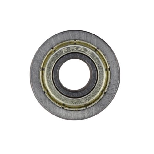 DURAFORCE (4 Pack) FR4-ZZ Flanged Shielded Radial Ball Bearing 1/4 ID X 5/8 OD X 0.196" W