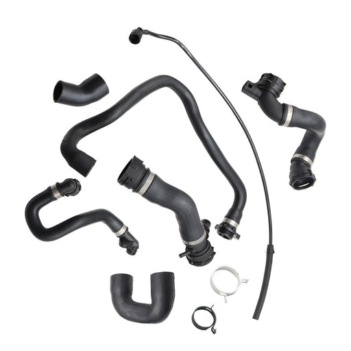 DURAFORCE (7 Hoses) Radiator Coolant Water Hose Kit for BMW 128i 328i N51 E90 07-11