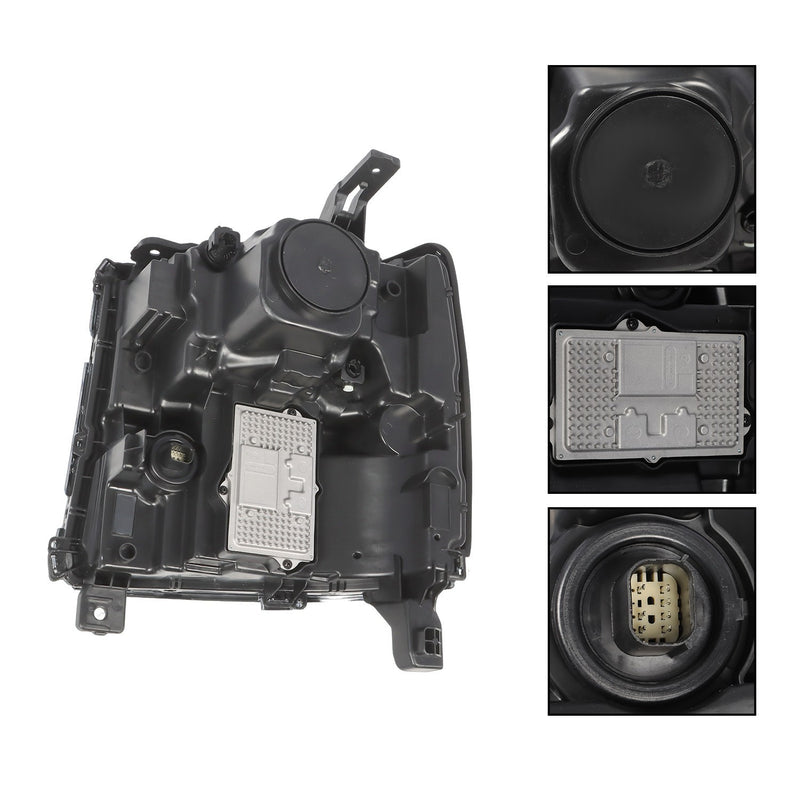 DURAFORCE 2016-18 Chevy Silverado 1500 Right Chrome DRL Projector Full LED Headlight