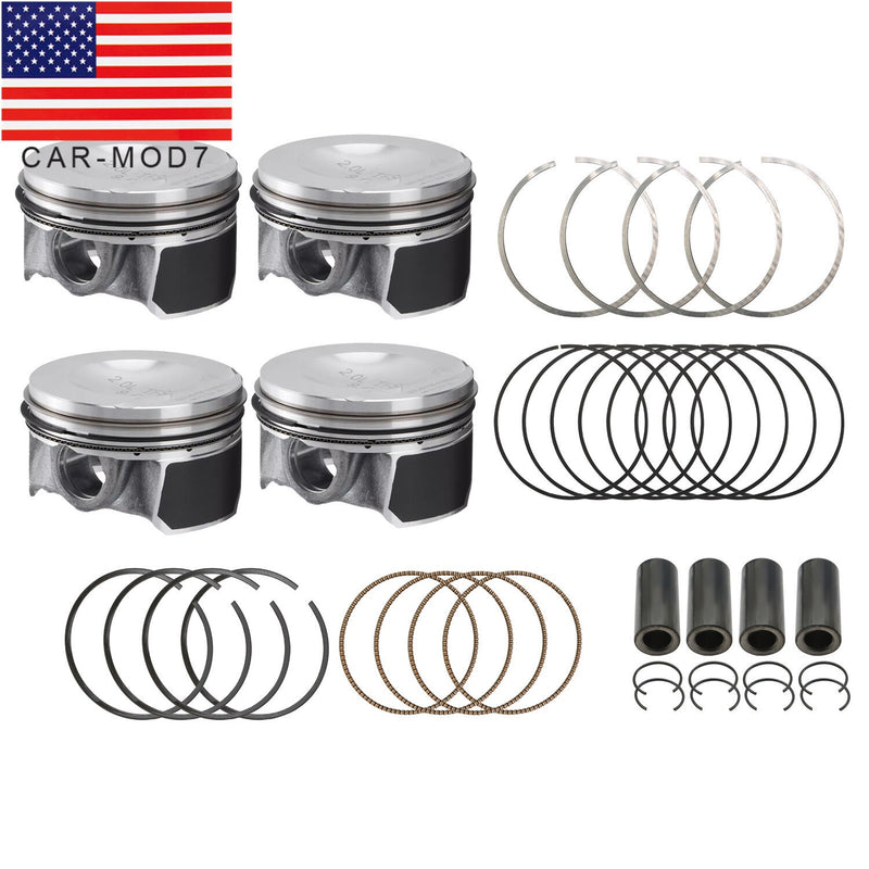 DURAFORCE 06H107065 4x Pistons Kit 23mm for Audi VW Jetta A4 A6 Q5 GTI 09-15 2.0 TFSI
