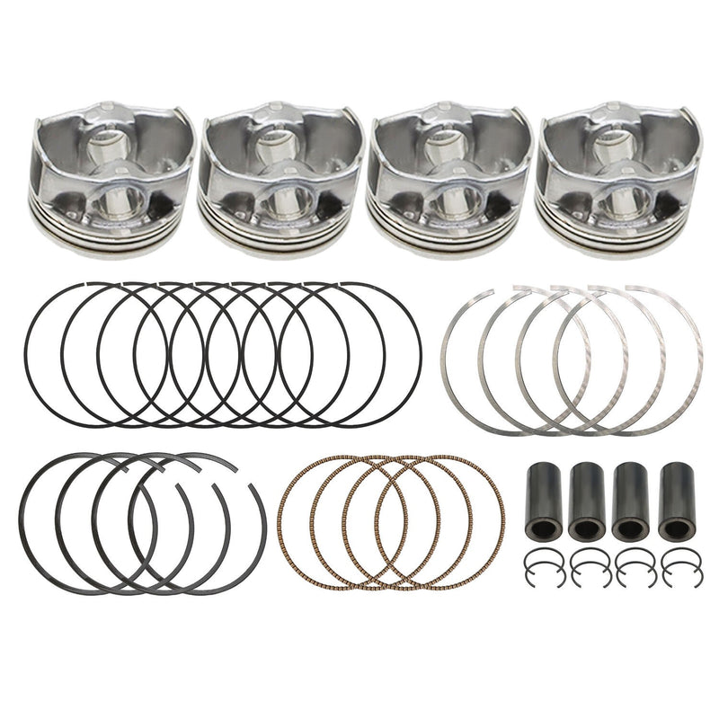 DURAFORCE 06H107065 4x Pistons Kit 23mm for Audi VW Jetta A4 A6 Q5 GTI 09-15 2.0 TFSI